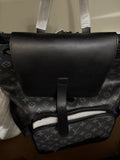 Black Backpack LV