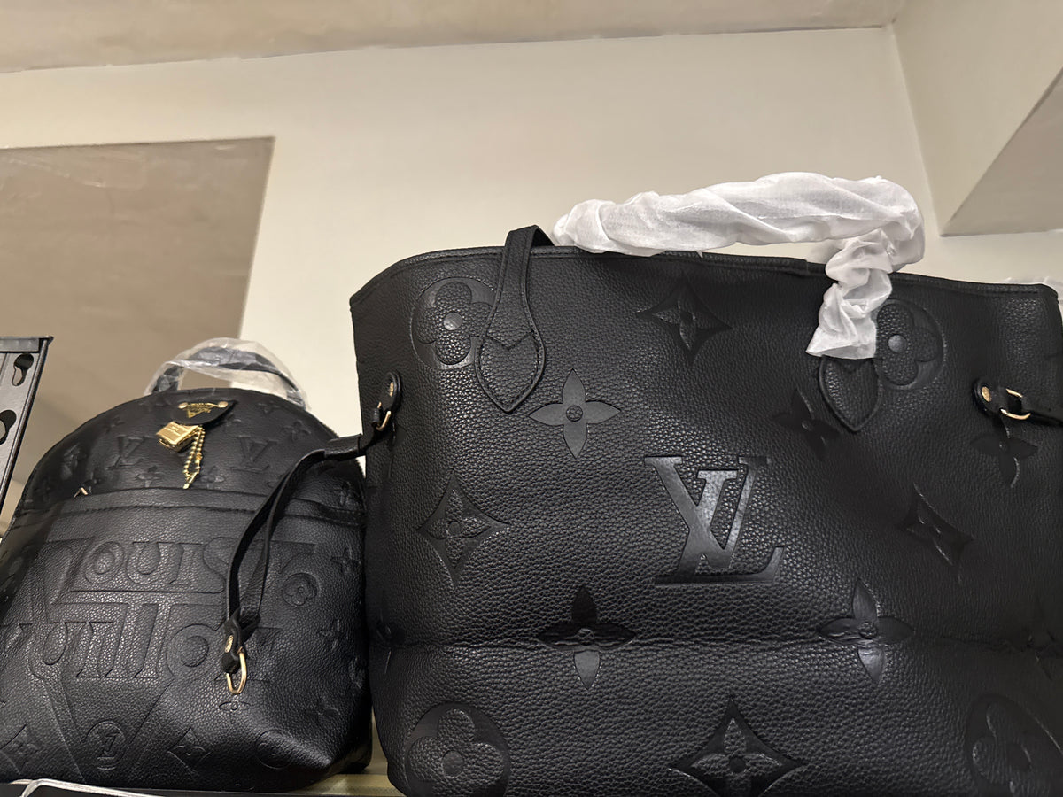 Backpack with hands bags LV