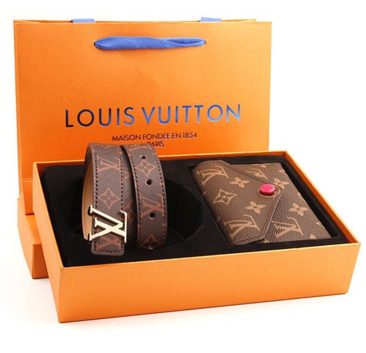 LV Initial Belt & Victorine Wallet