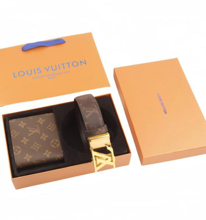 LV Initial Belt & Victorine Wallet