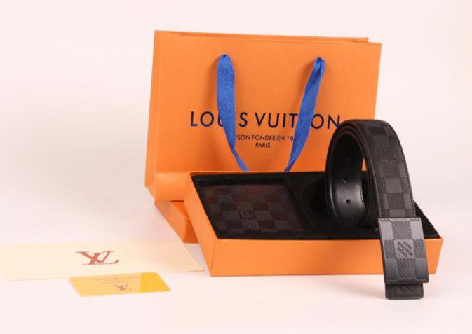 LV Initial Belt & Victorine Wallet