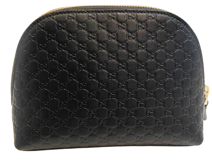 Gucci GG Monogram Cosmetic Pouch in Black