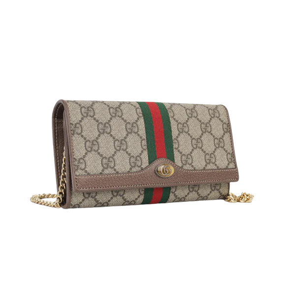 Gucci Ophidia GG Supreme Chain Wallet