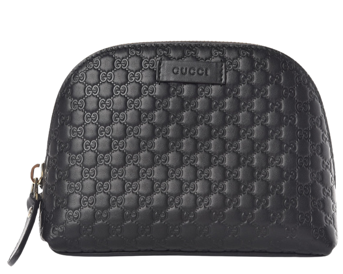 Gucci GG Monogram Cosmetic Pouch in Black